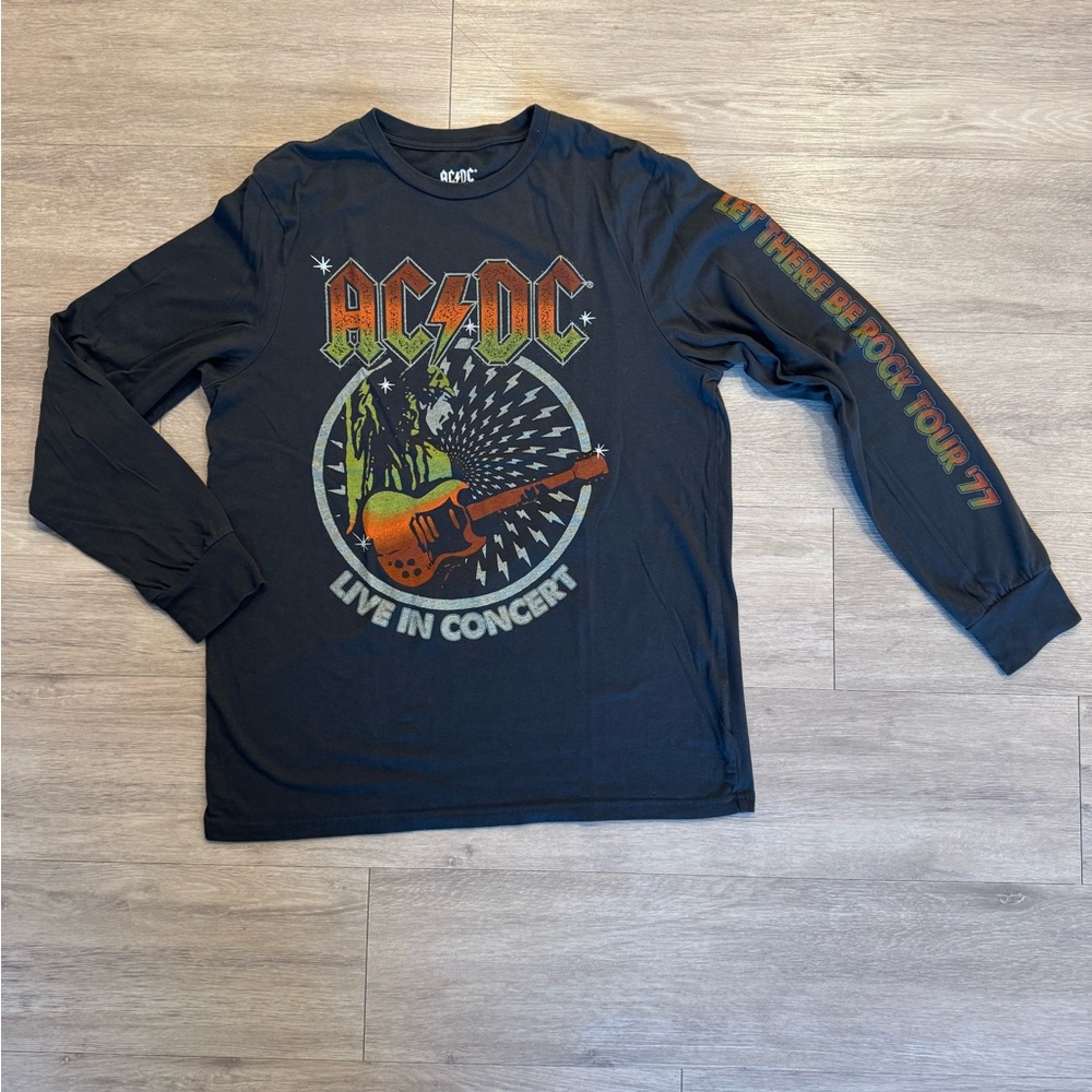 AC/DC Black Live in Concert Graphic Tee